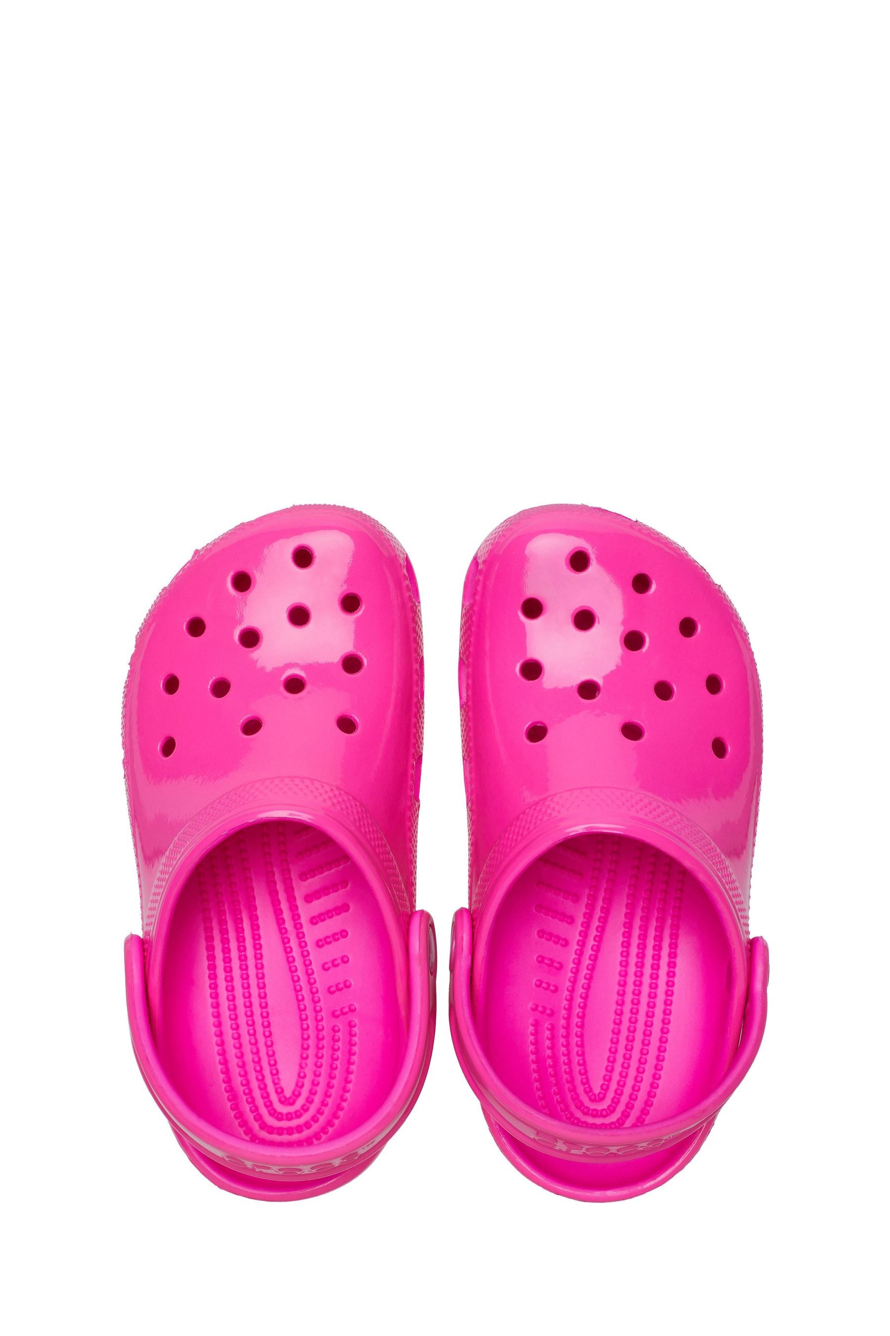 Buy Crocs Pink Toddler Classic Shine Clogs from the Next UK online shop