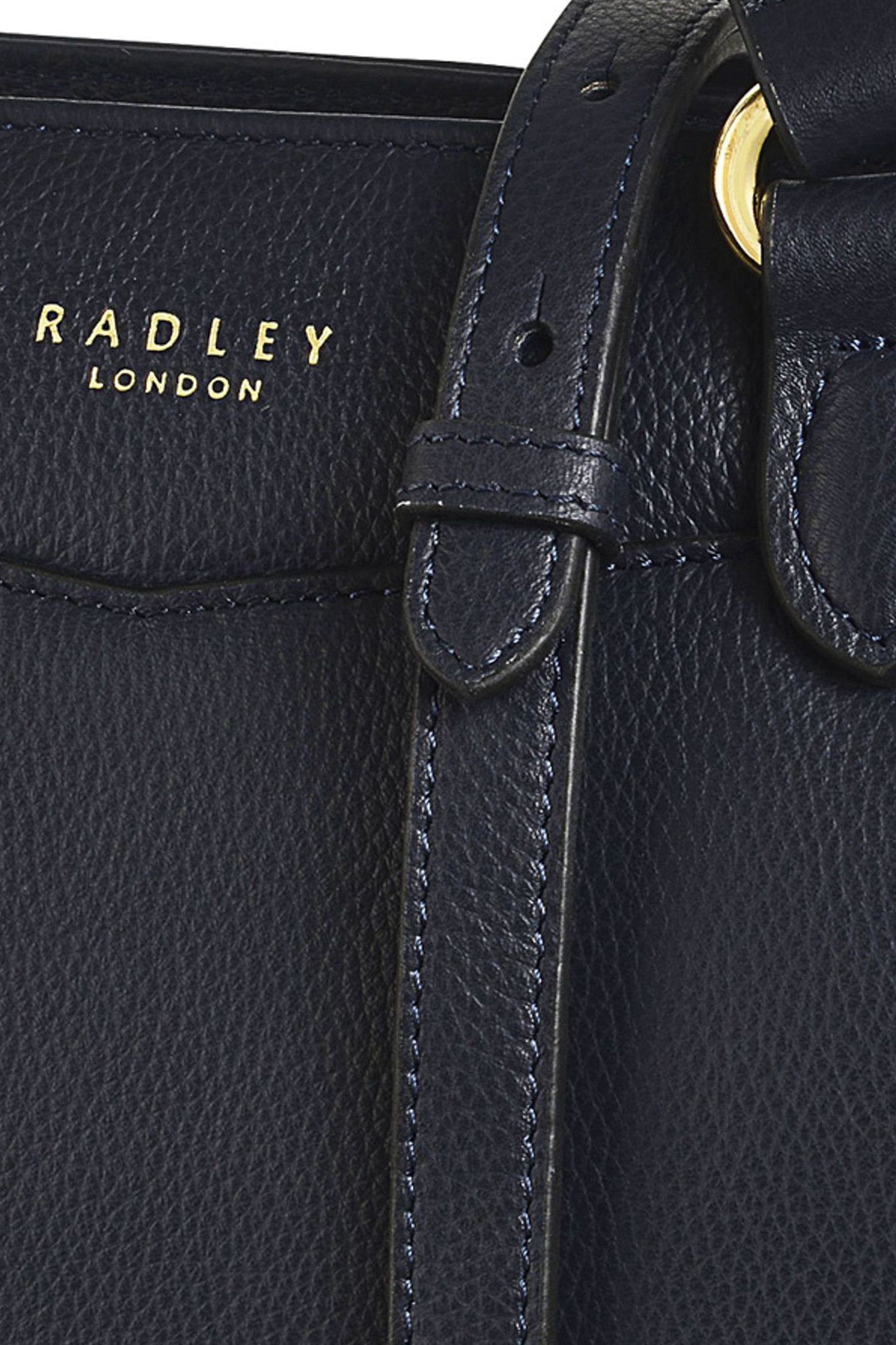 Radley London Blue Gordon Road Small Zip Top Grab Bag