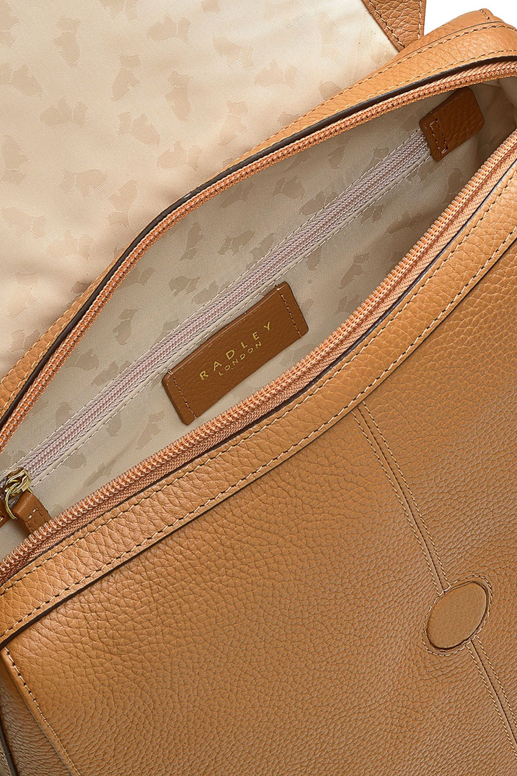 Buy Radley London Lorne Close Large Flapover Brown Backpack from