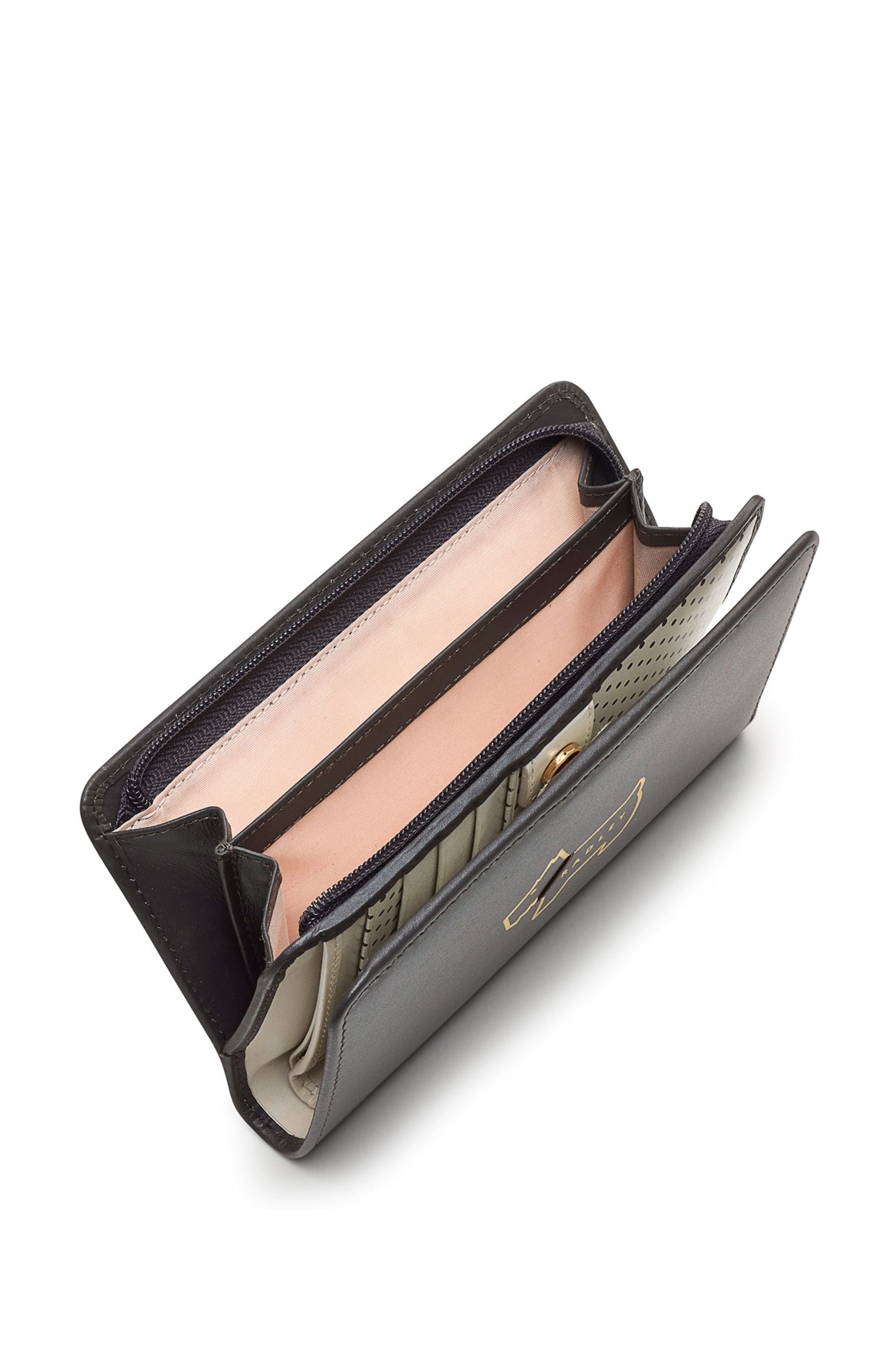 Buy Radley Grey London Heritage Dog Outline Medium Bifold Purse