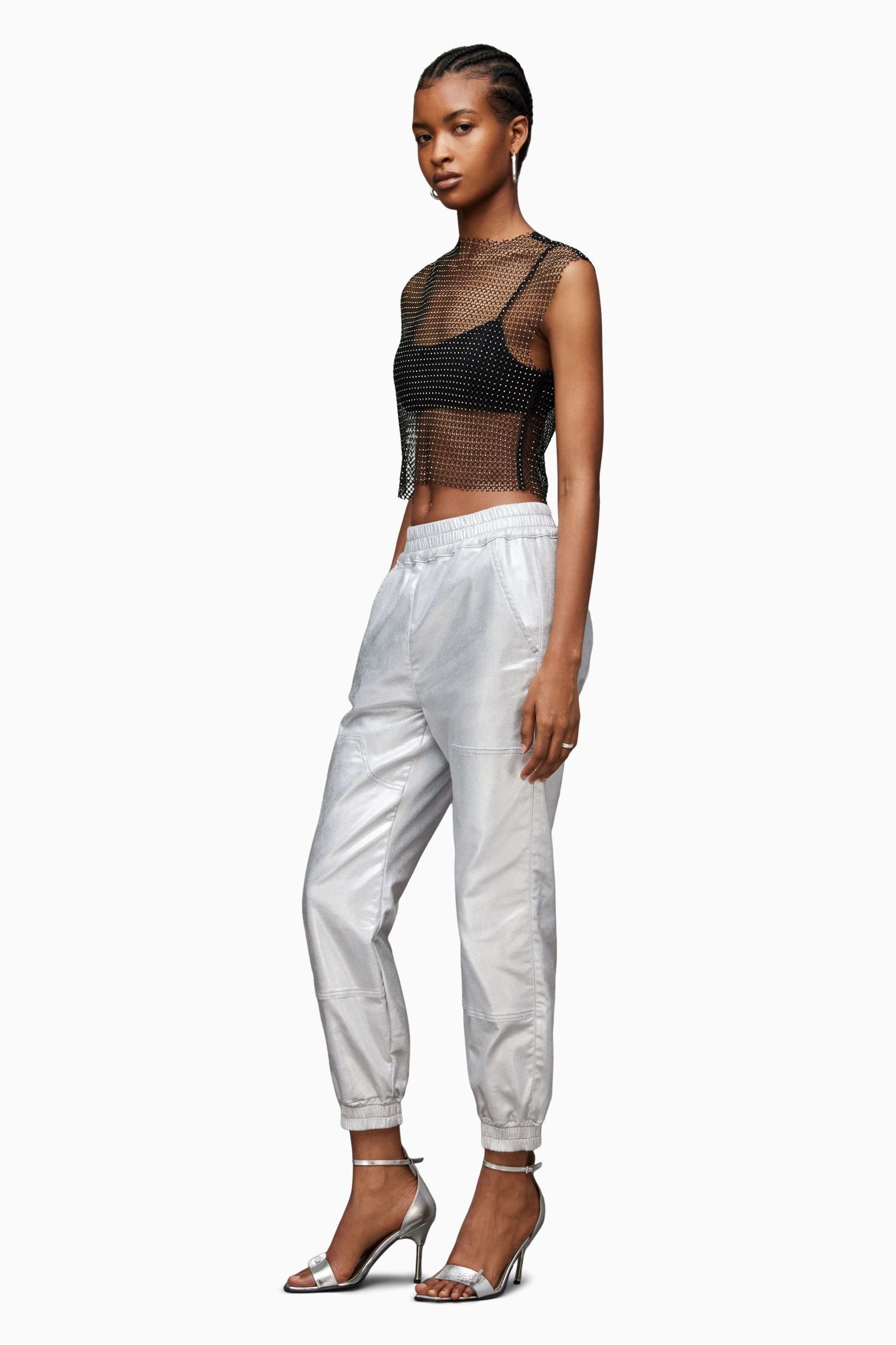 Silver jogger new arrivals pants