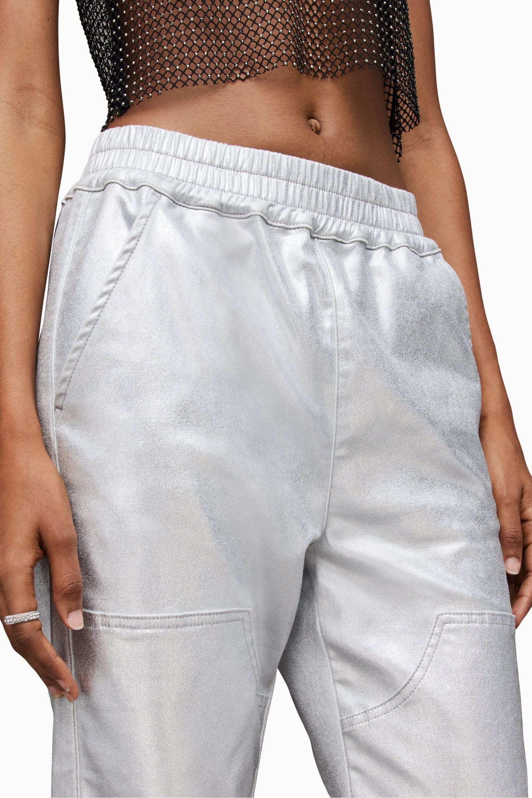 Silver discount joggers womens