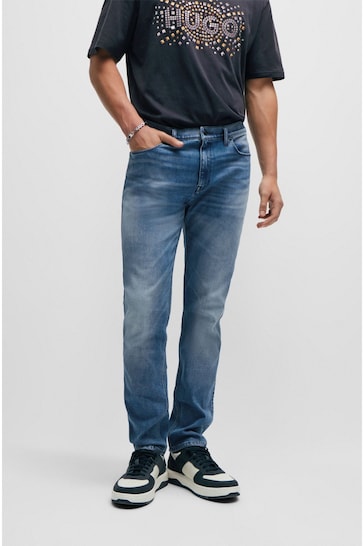 HUGO Slim Fit Comfort Stretch Denim Jeans