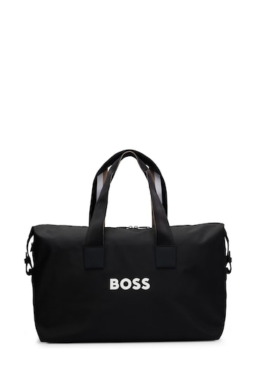 BOSS Black Contrast Logo Holdall Bag