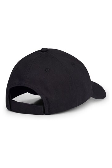 HUGO Cotton-Twill Black Cap With Logo Label