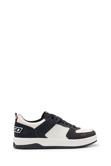 HUGO Black/White Low Top Trainers