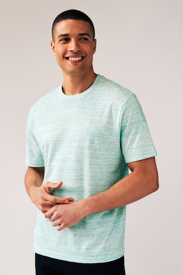 Blue/Mint Green/Pink 3 Pack Stag Marl T-Shirt