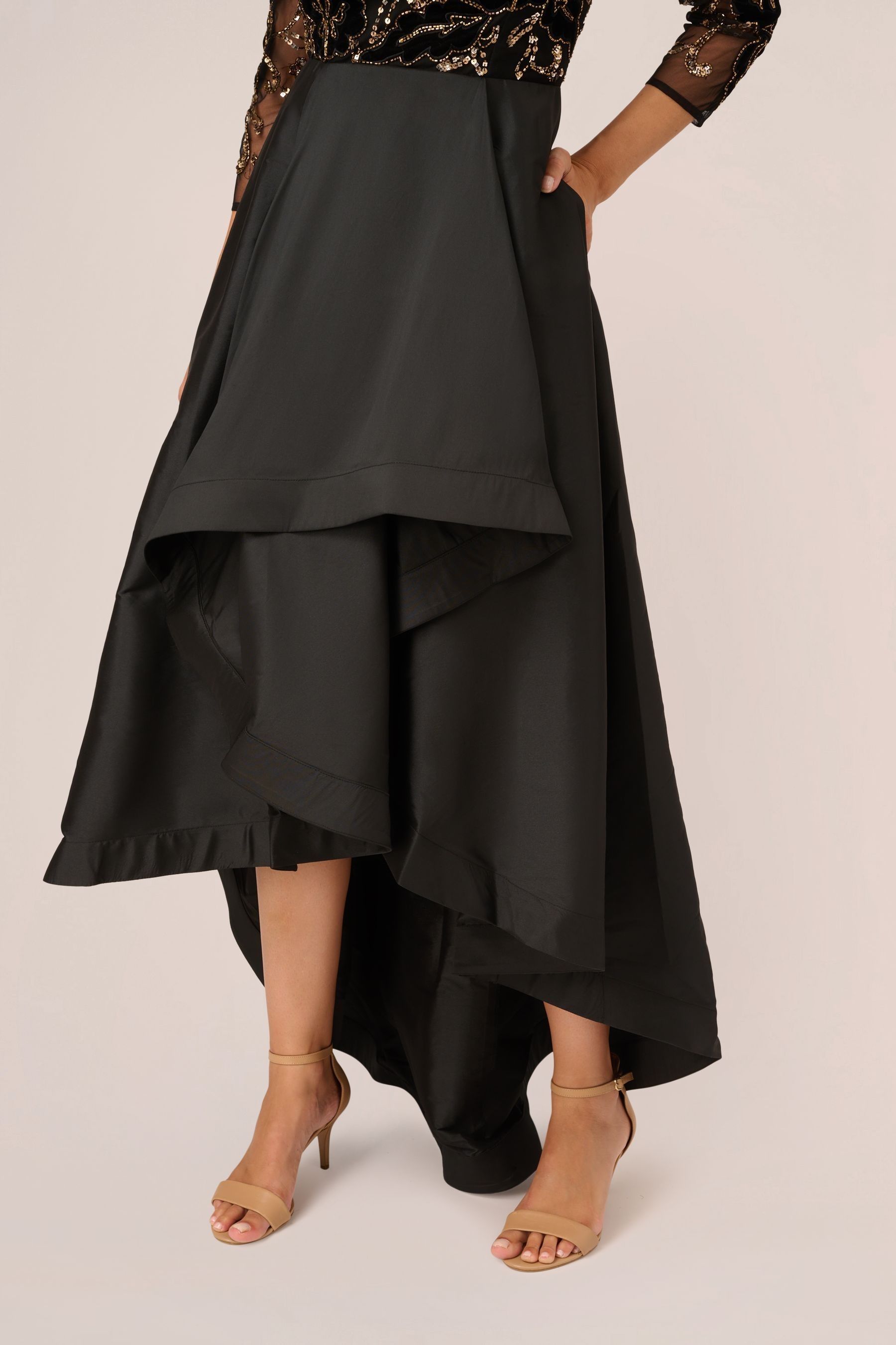 Buy Adrianna Papell Beaded Taffeta Black Dresses from the Next UK