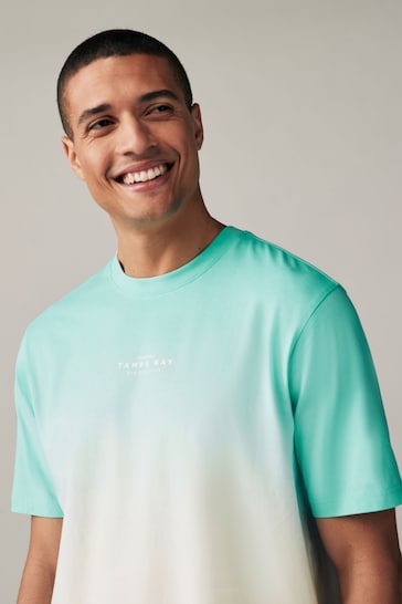 Mint Green Dip Dye T-Shirt