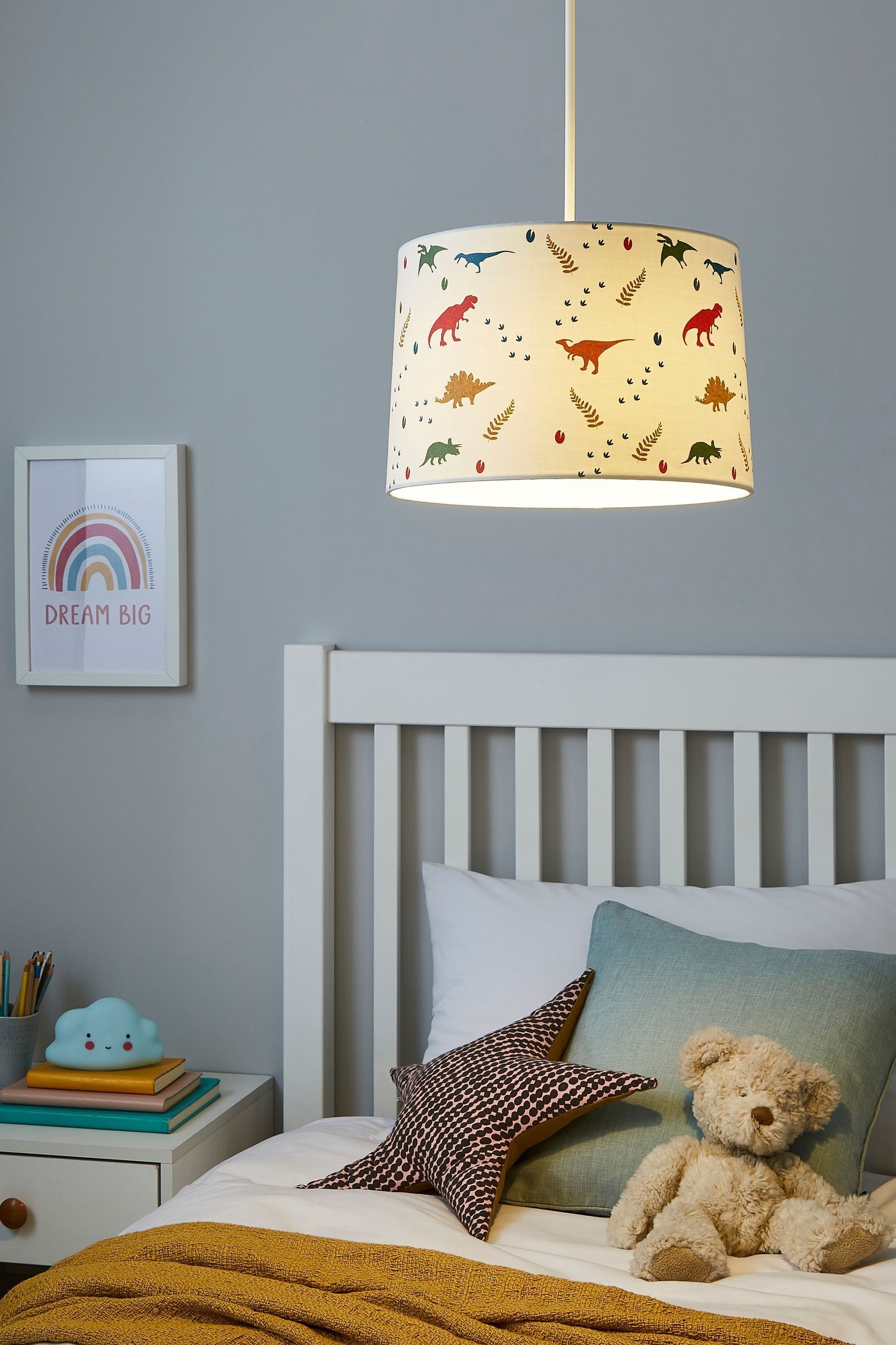 Dinosaur lampshade shop next