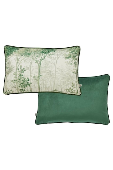 Graham & Brown Green Coppice Forest Feather Filled Cushion