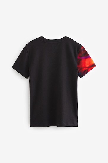 Black Dragon All-Over Print Short Sleeve T-Shirt (3-16yrs)