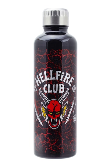 Stranger Things Hellfire Club Metal Water Bottle