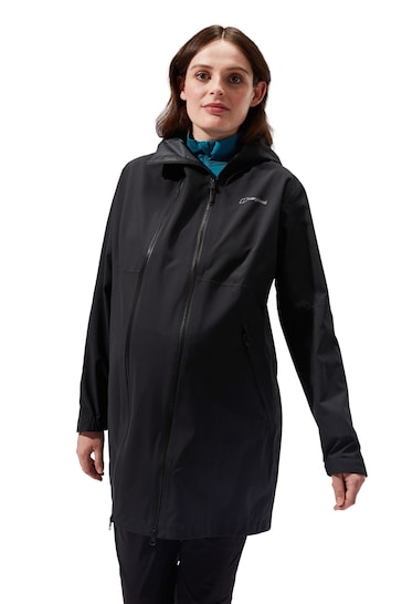 Berghaus Maternity Womens Annaside Waterproof 2 In 1 Black Jacket