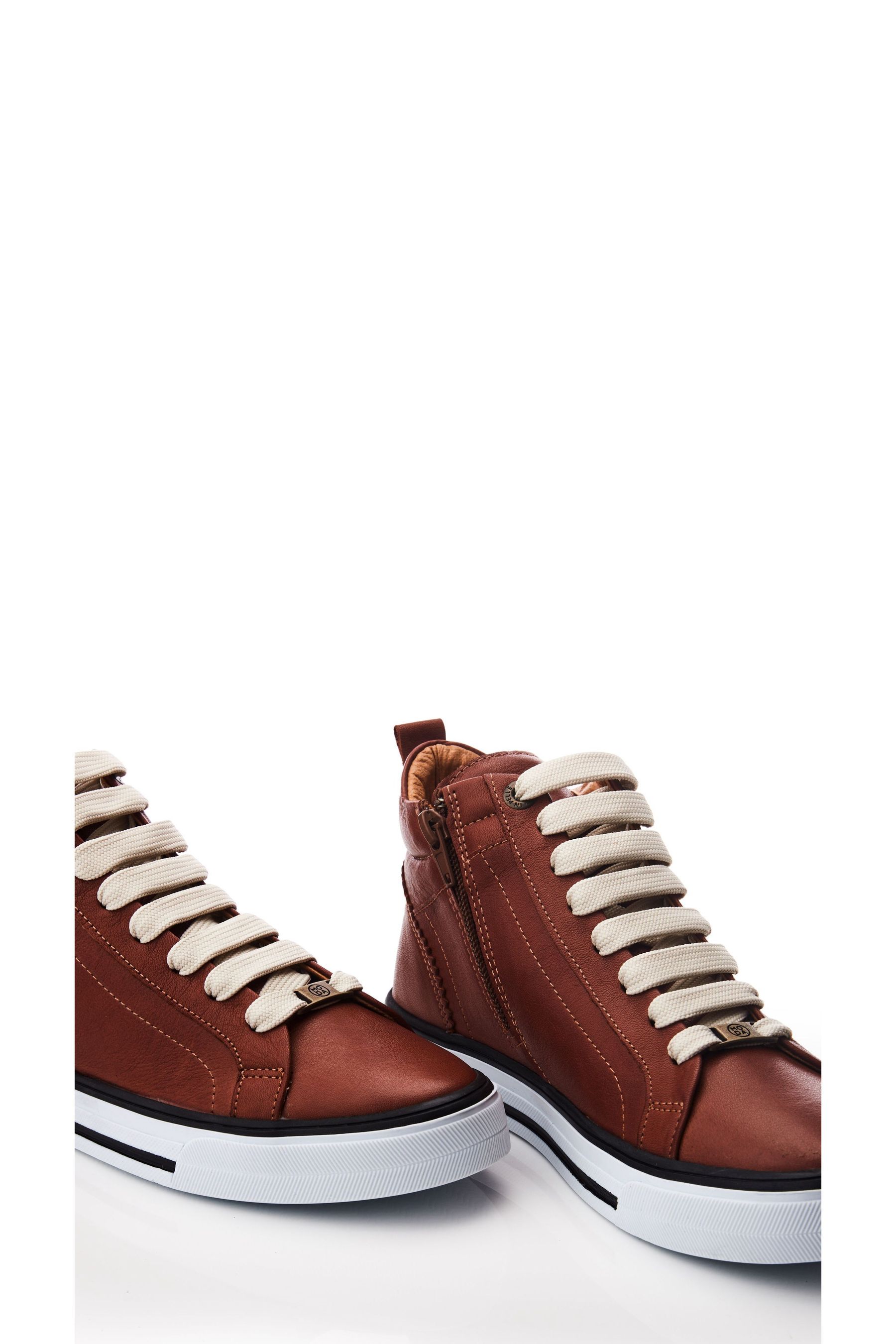 Buy Moda in Pelle Blaize High Top Lace up Trainers from the Next UK online shop