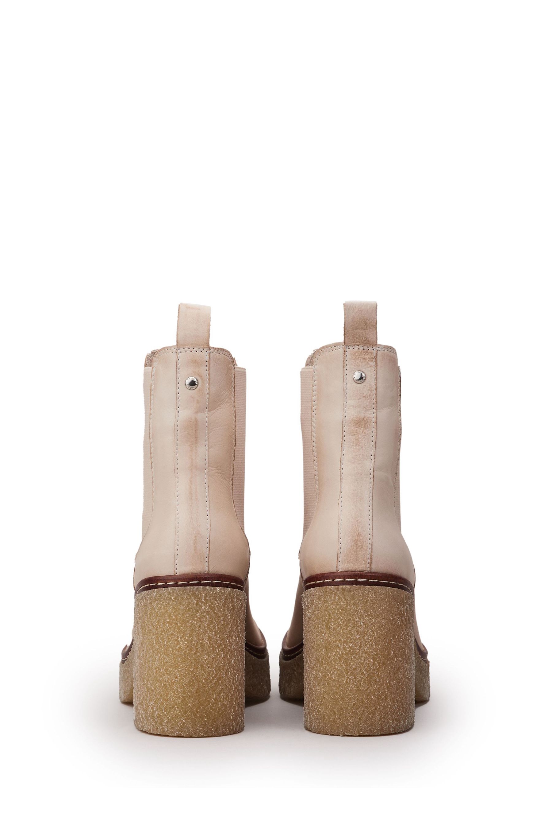 Buy Moda in Pelle Natural Breeanna Short Platform Crepe Heels