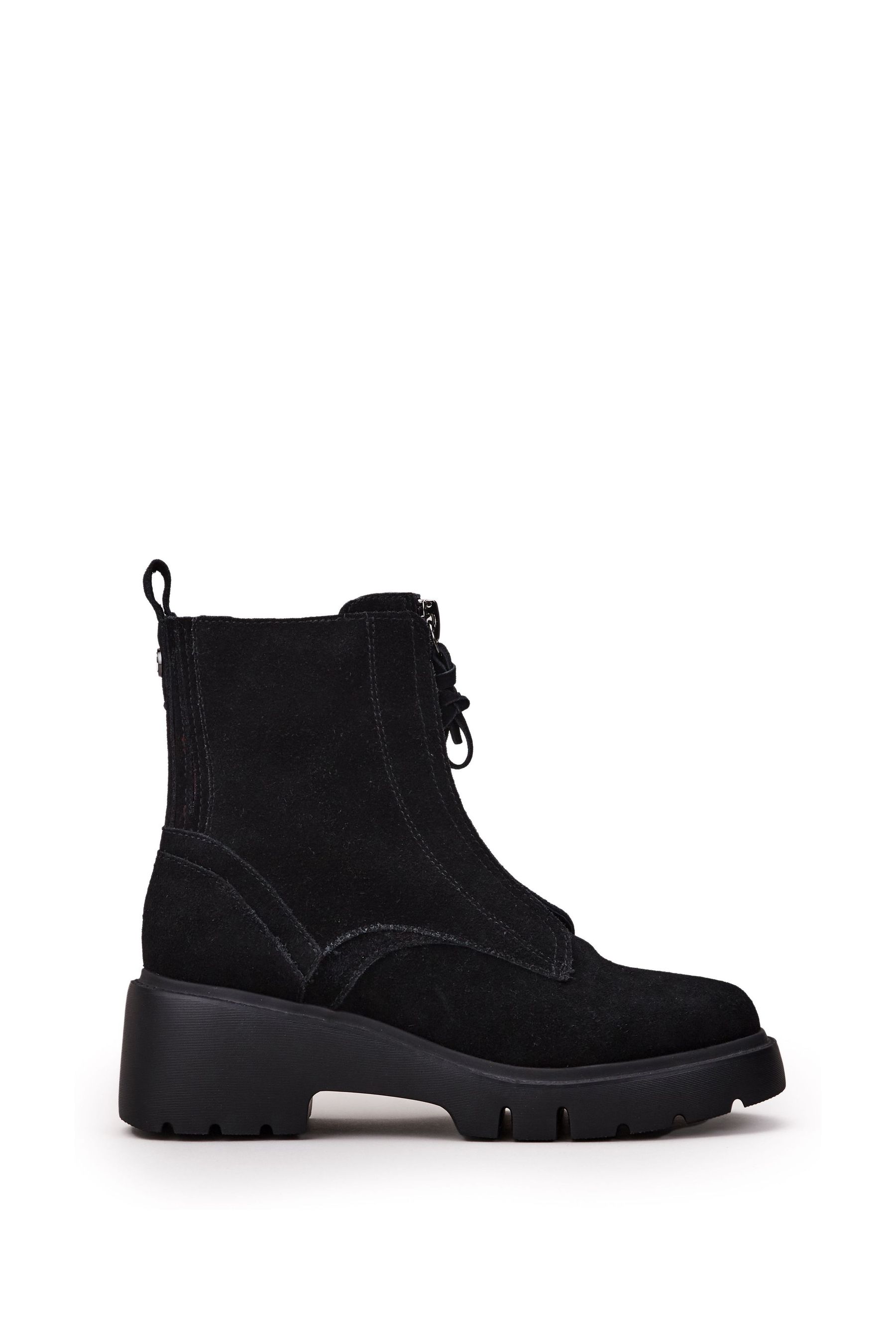 Buy Moda in Pelle Chloee Sock Top Stretch Wedge Ankle Black Boots