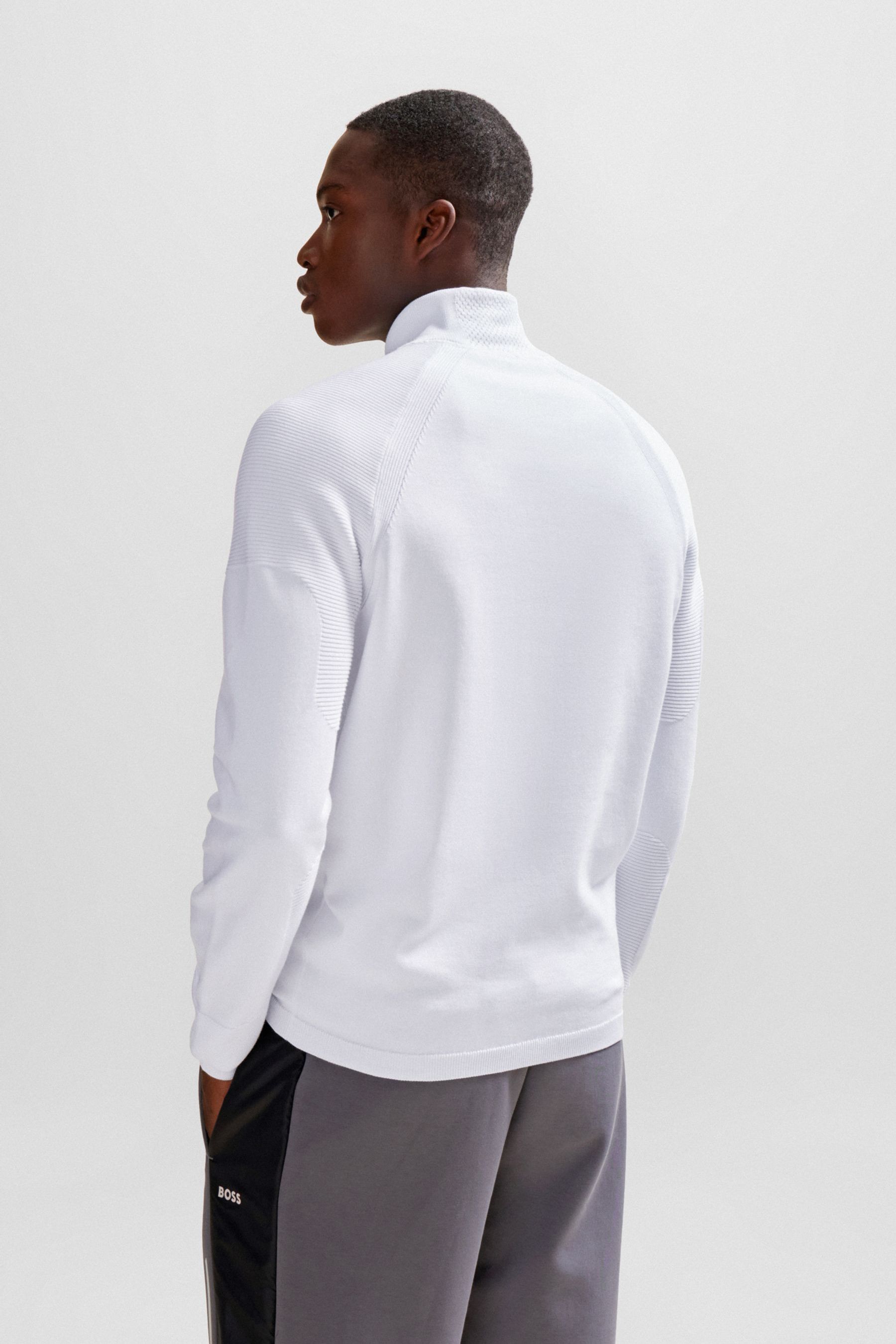 Boss white jumper store
