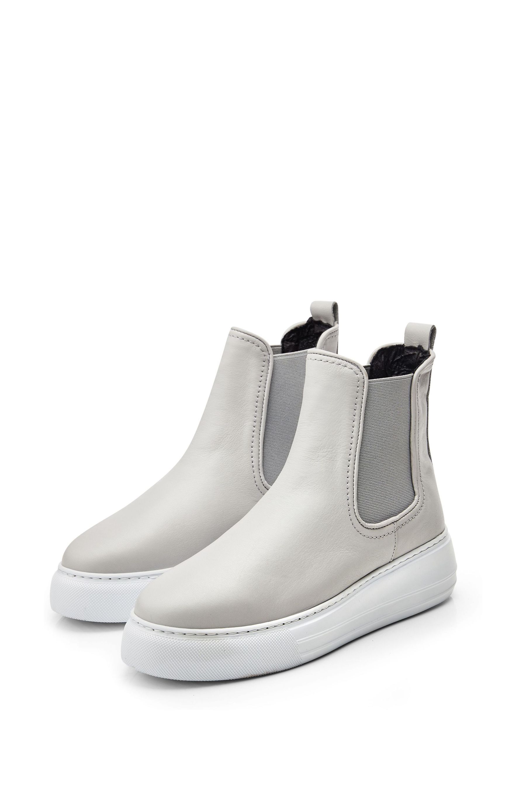 Moda in Pelle Benna Flatform Wedge Chelsea Ankle Boots