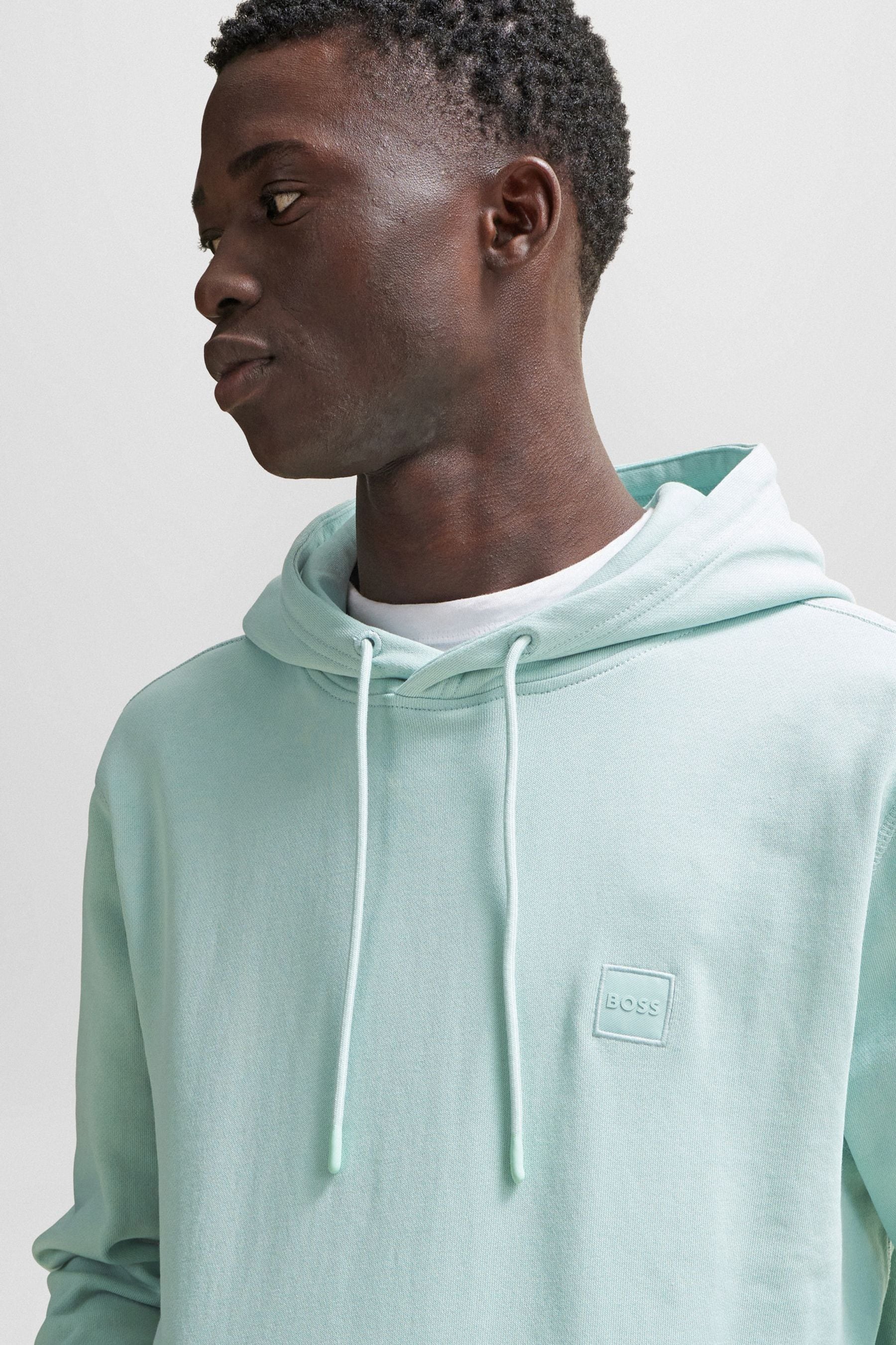 Tonal box logo on sale hoodie