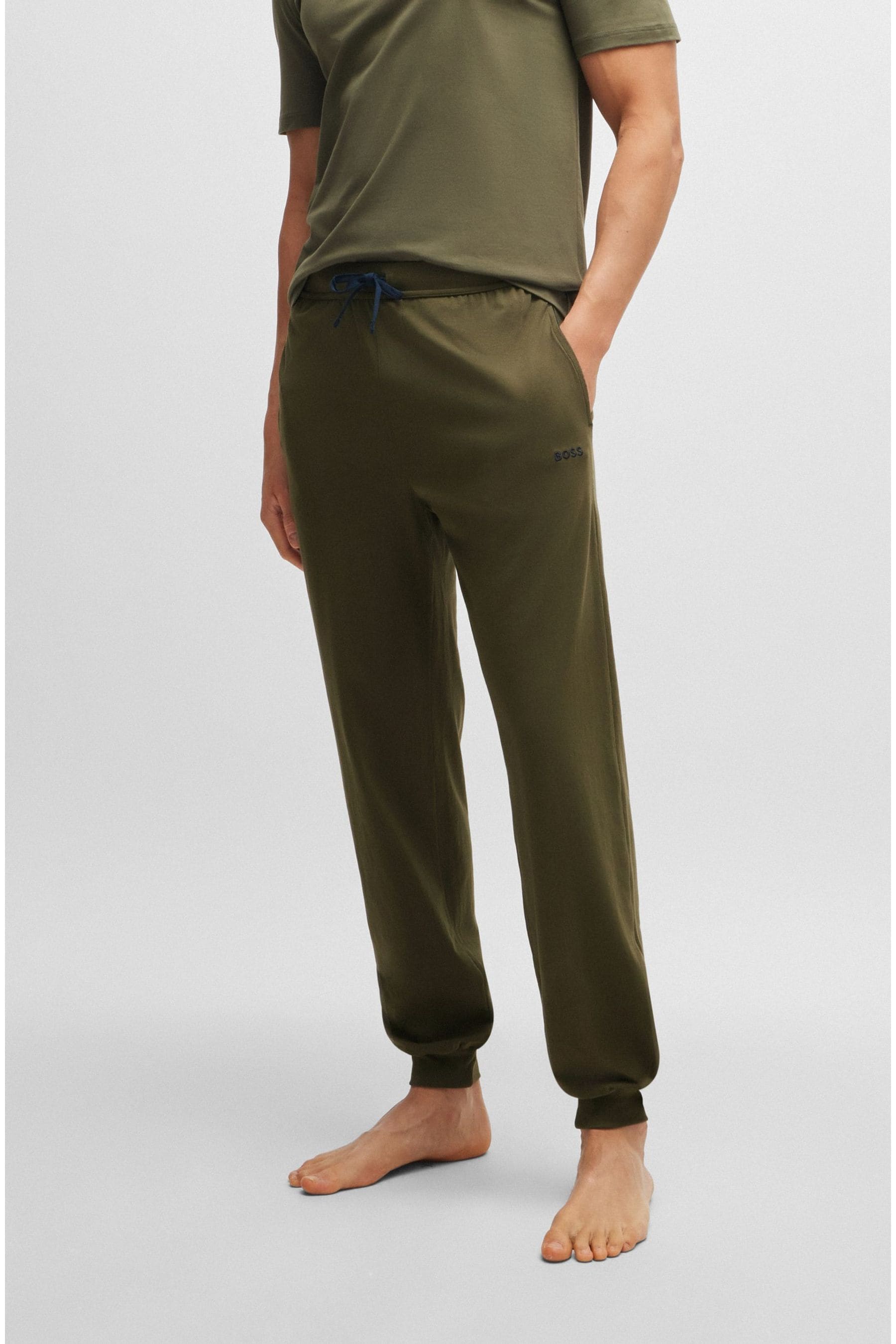 Boss store green joggers