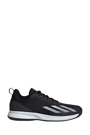 adidas Black/Grey Courtflash Speed Tennis Shoes