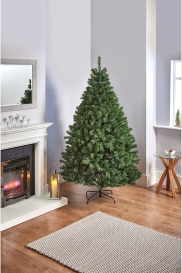 Premier Decorations Ltd Green 7ft Geneva Pine PVC Tips Christmas Tree