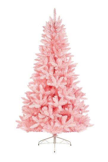 Premier Decorations Ltd Blush Pink 1.8M Rosewood Pine PVC Christmas Tree