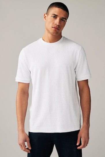 White Texture T-Shirt