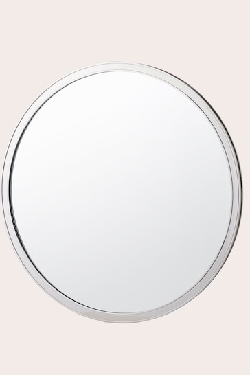 Laura Ashley Chrome Harrington Polished Nickel Mirror