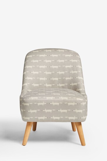 Scion Little Fox Shadow Grey Blom Chair