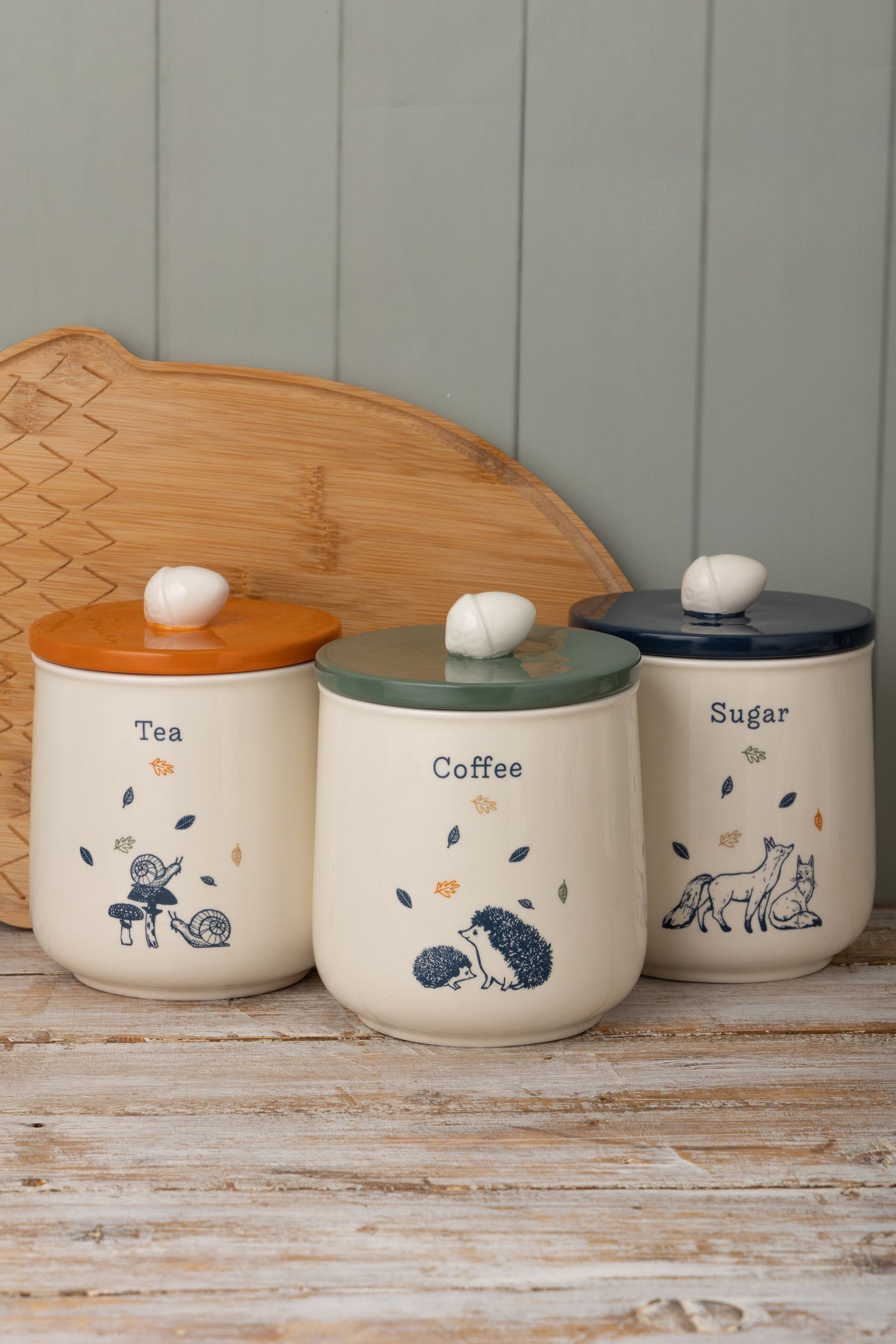 Next tea coffee store and sugar jars