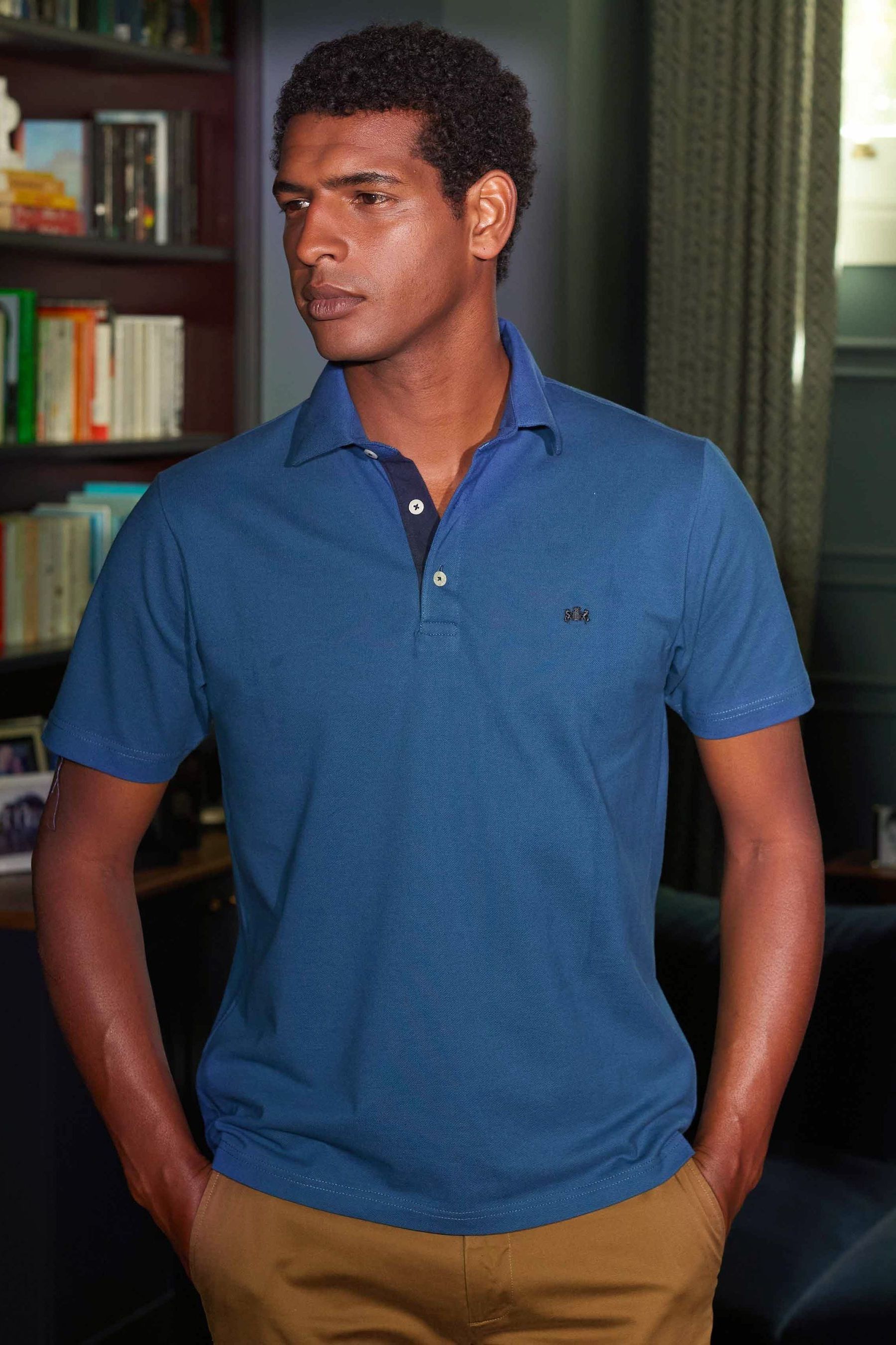 Polo short sleeve hotsell denim shirt