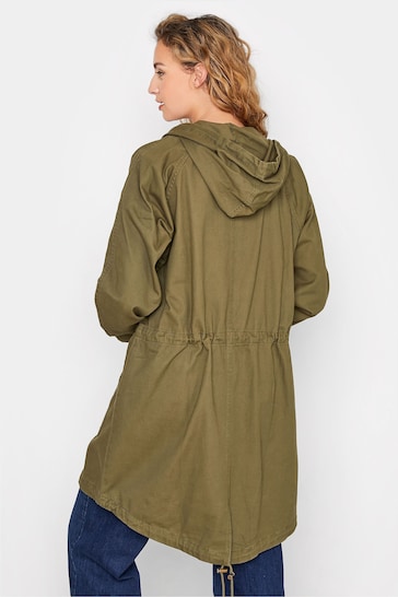 Long Tall Sally Green Washed Twill Parka