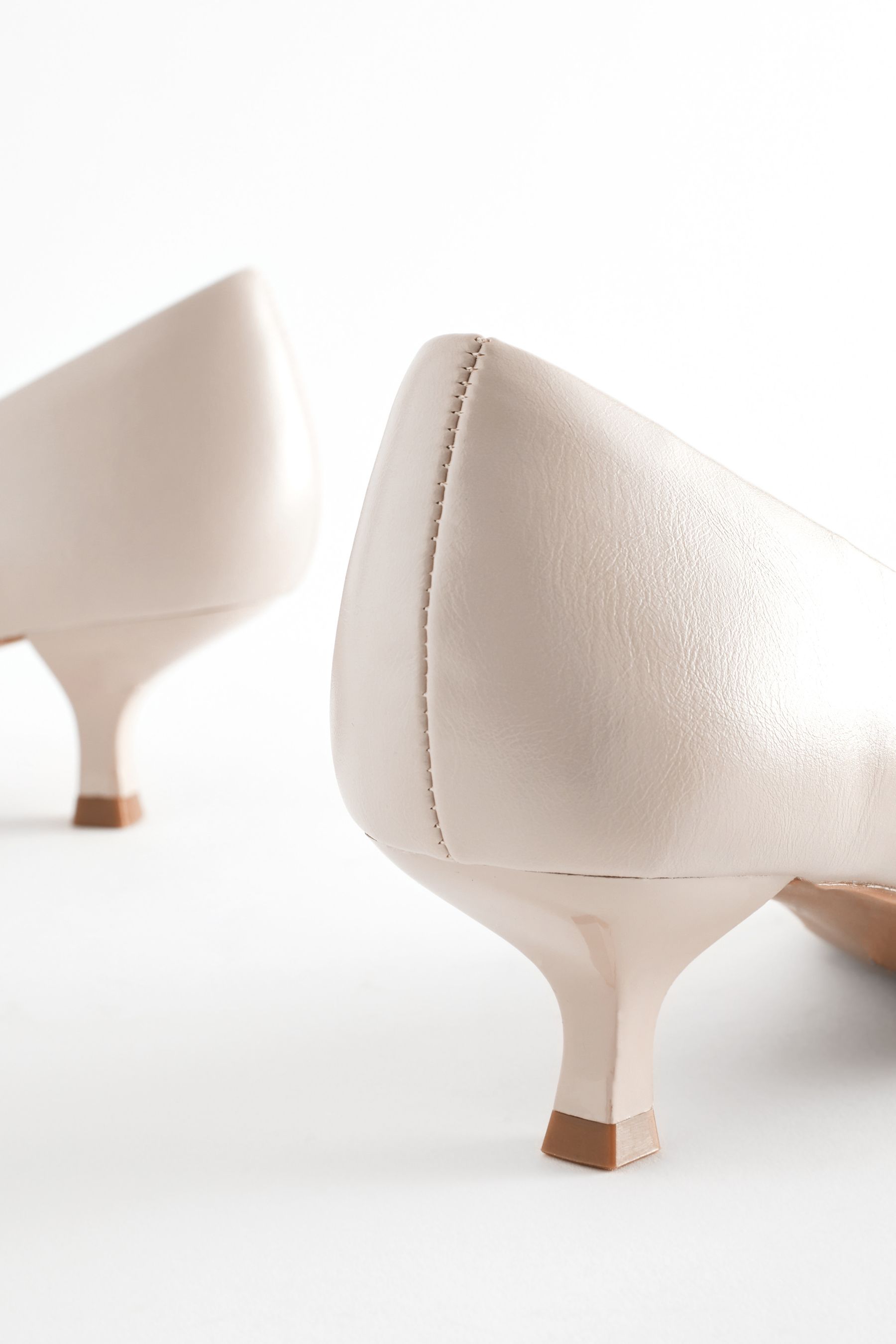 Cream kitten heel shoes uk on sale