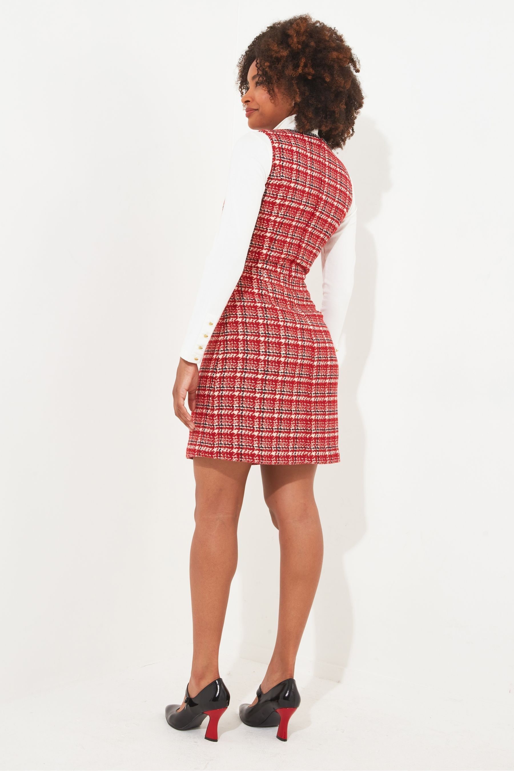 Joe Browns Red Chic Check Dress