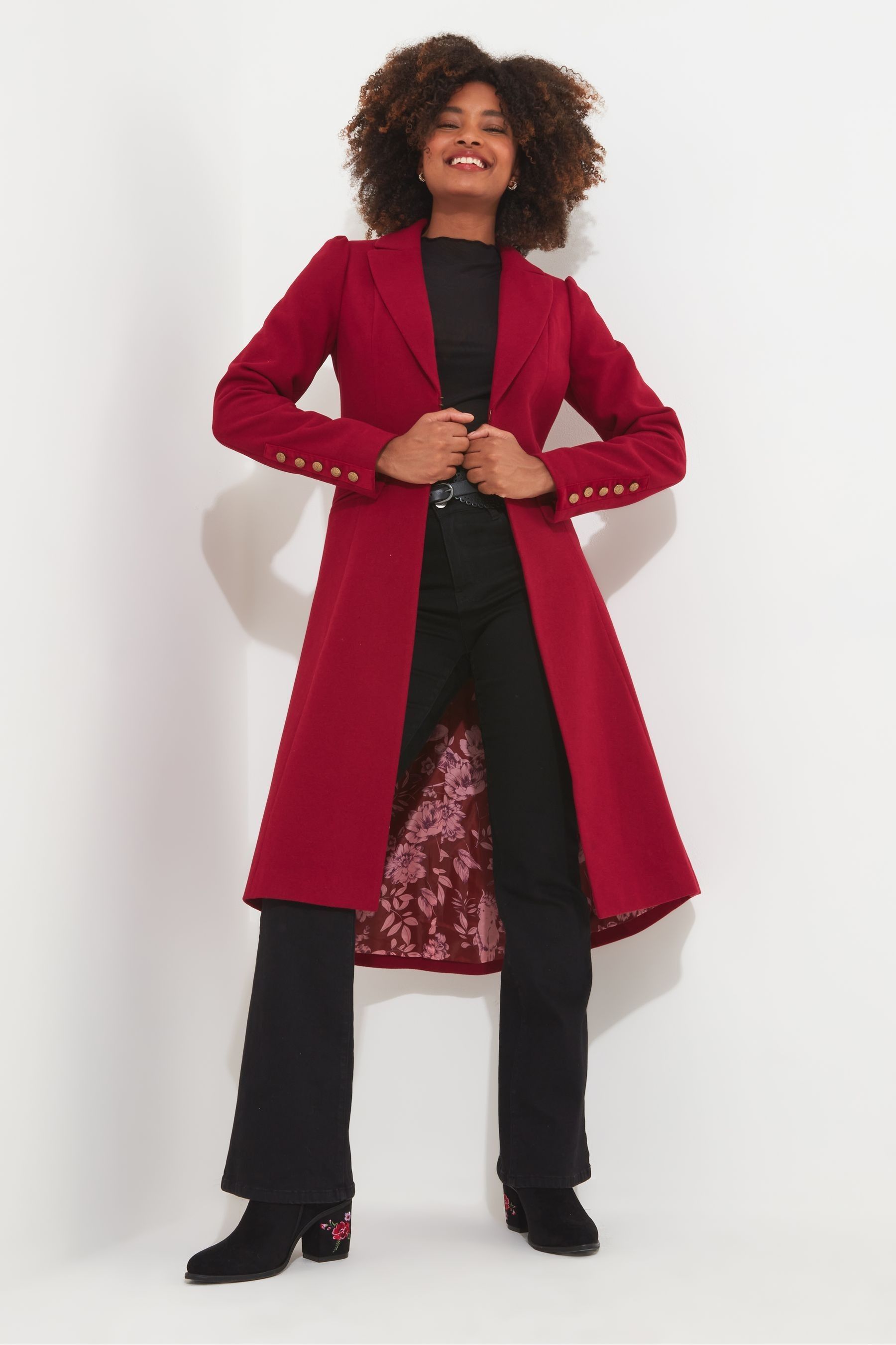 Joe Browns Red Oh So Sophisticated Coat