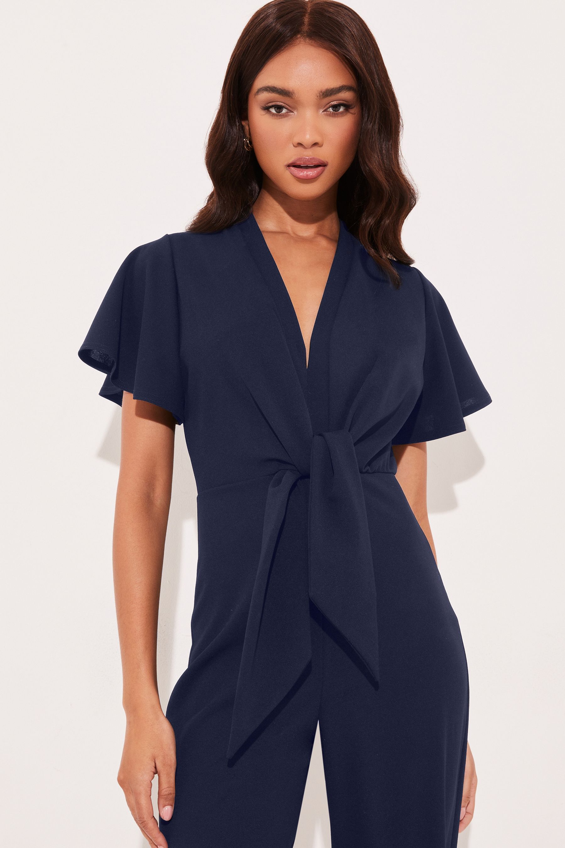 Lipsy top blue jumpsuit