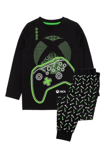 Vanilla Underground Black Xbox Long Leg Kids Pyjama Set