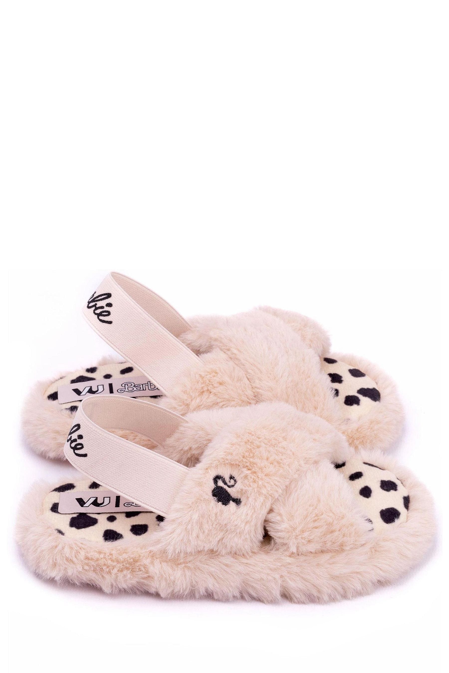 Buy Vanilla Underground Pink Barbie Fluffy Womens Slippers from