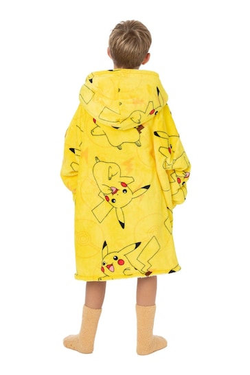 Vanilla Underground Yellow Pokemon All-Over Print Blanket Hoodie