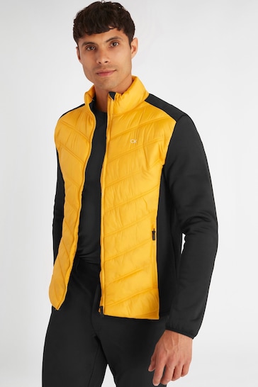 Calvin Klein Golf Yellow Frontera Hybrid Jacket