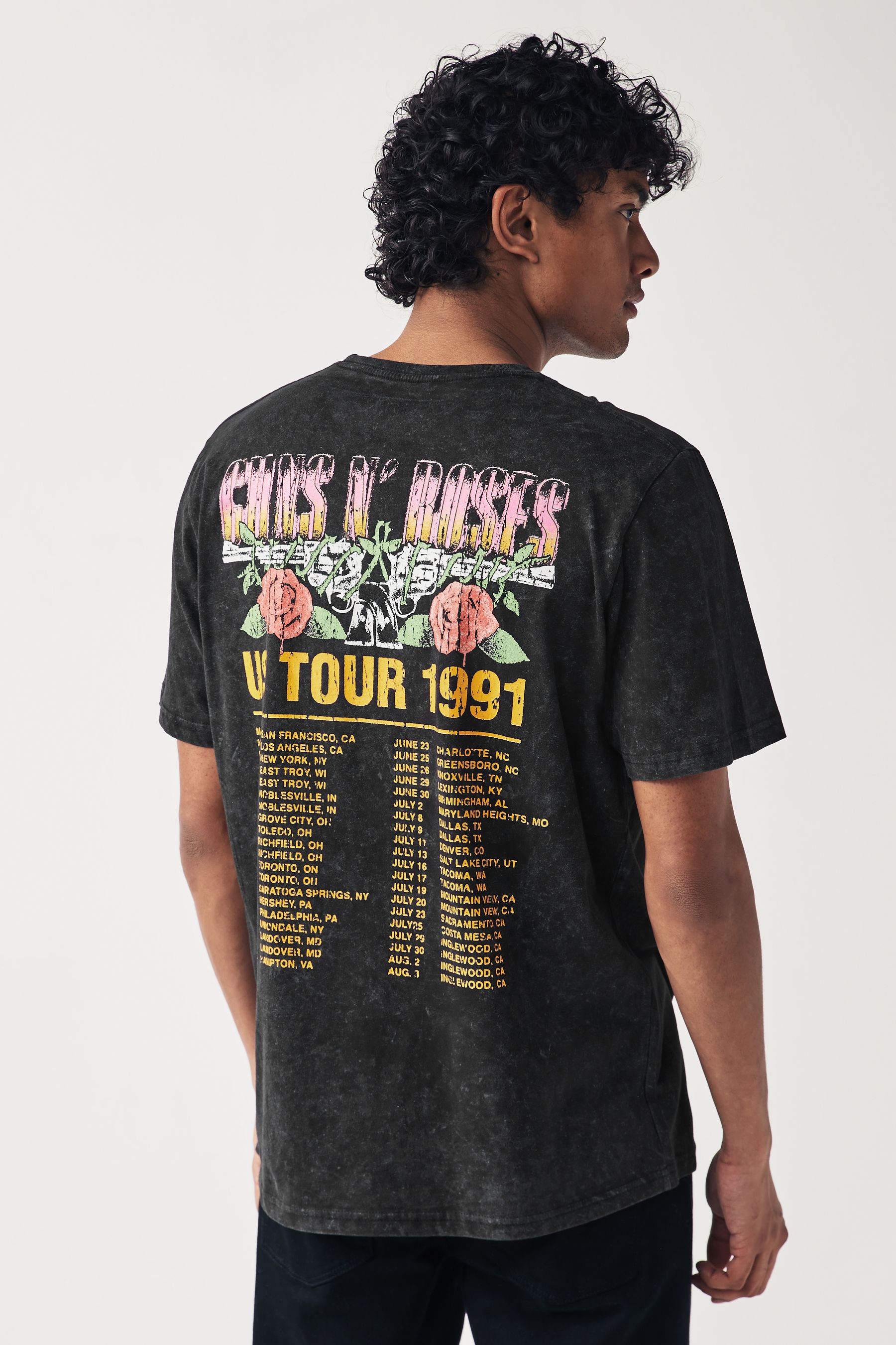 Buy Guns N Roses Band Cotton T Shirt from the Next UK online shop