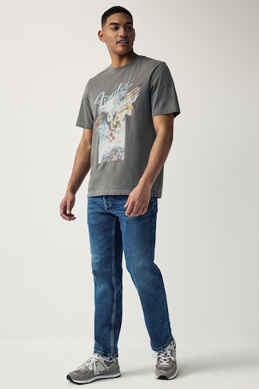 Grey Fender Licence T-Shirt
