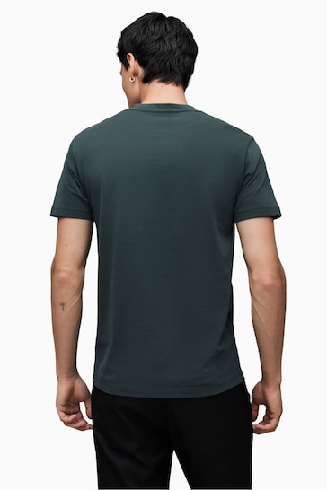 AllSaints Light Green Brace Short-Sleeve Crew T-Shirt