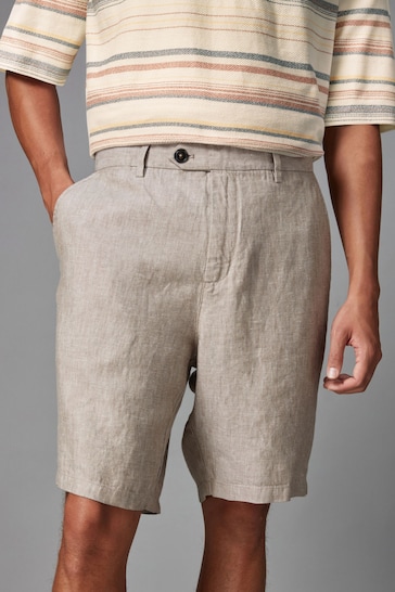 Sand Linen Luxe Shorts