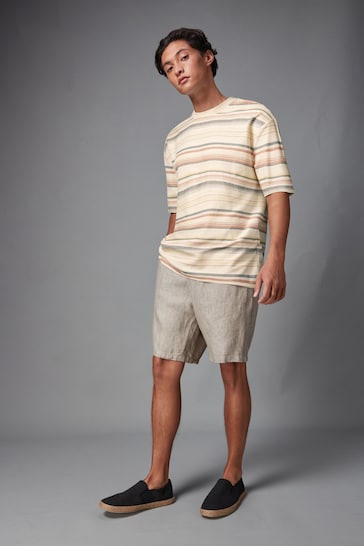 Sand Linen Luxe Shorts