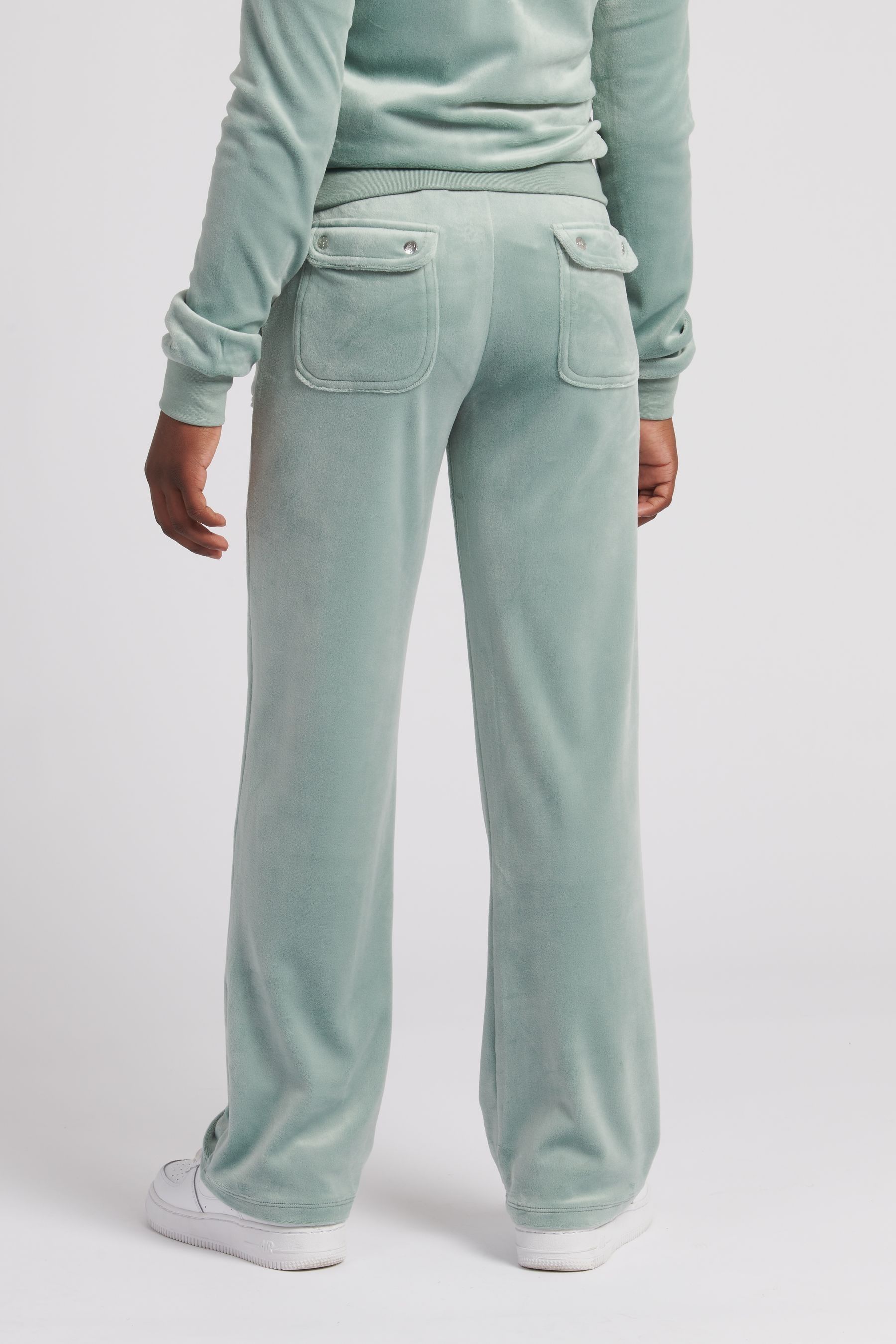 Juicy couture velour pants with pockets best sale