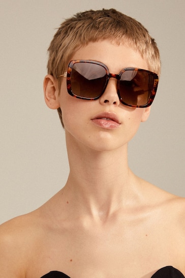 PILGRIM Brown RAISA Sunglasses