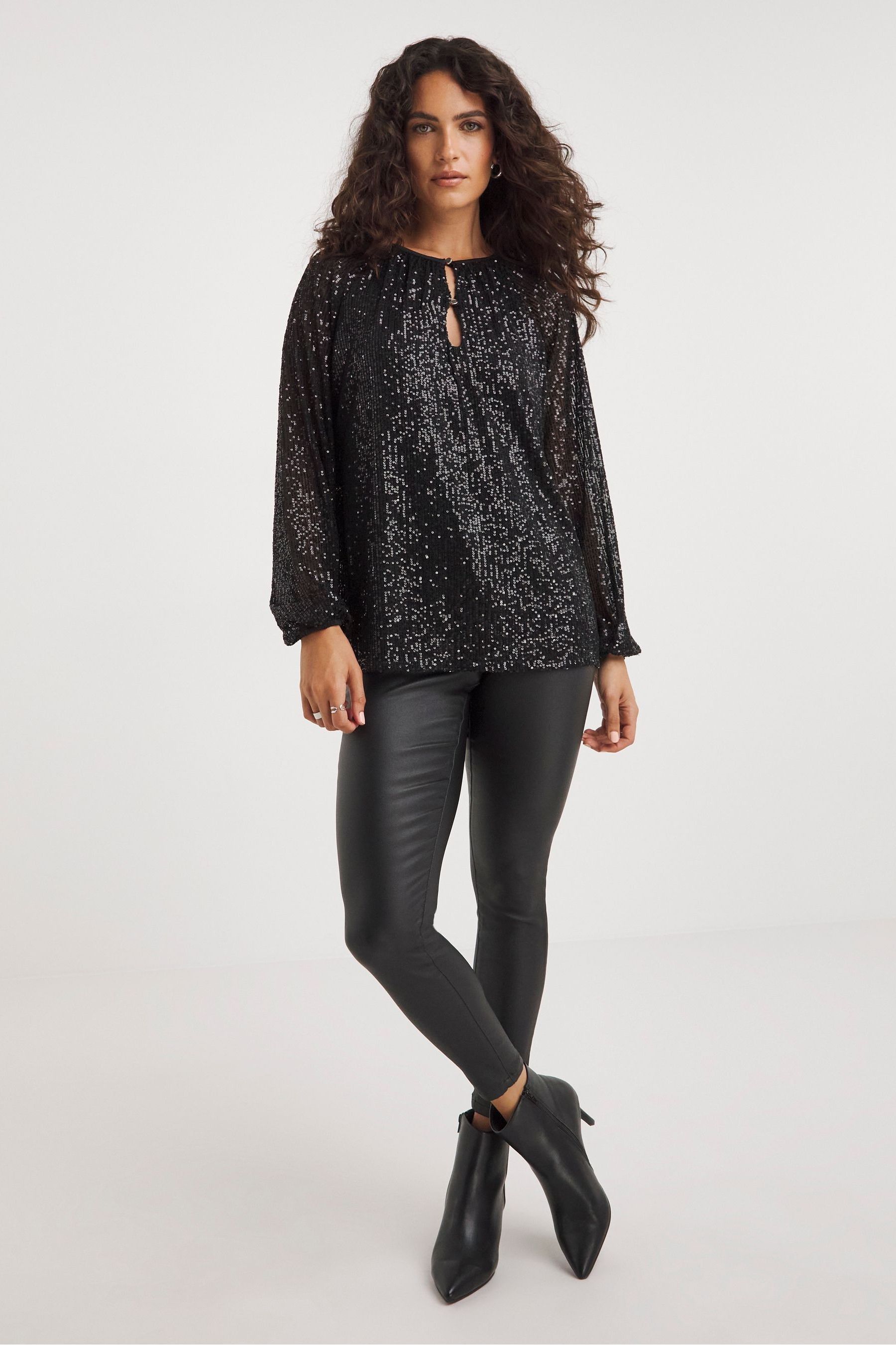 Jd williams top sequin top